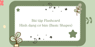 Bài tập Flashcard: Hình dạng cơ bản (Basic Shapes)